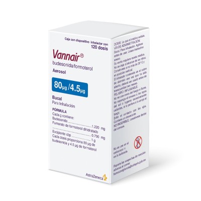 Vannair® 80 mg/4.5 mg Inhalador con 120 Dosis
