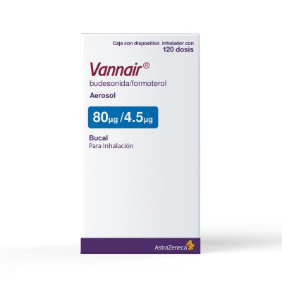 Vannair® 80 mg/4.5 mg Inhalador con 120 Dosis