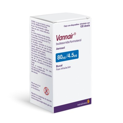 Vannair® 80 mg/4.5 mg Inhalador con 120 Dosis