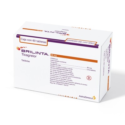 Brilinta ® 90 mg Caja con 60 Tabletas Brilinta ® 90 mg Caja con 60 Tabletas
